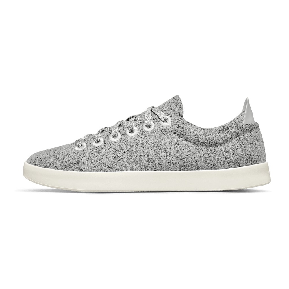 Allbirds Women's Wool Piper Sneakers. Size 8. Gray merino wool w/ white soles.